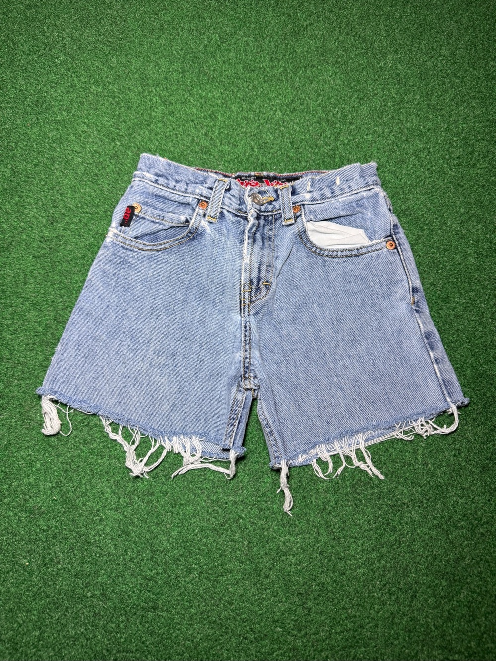 Vintage 90s JNCO Jeans Denim Shorts, Cut Offs Skater Youth Kids Size 10 Jorts